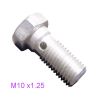Vis - Simple - Banjo - M10 x1.25 - Aluminium - Naturel