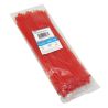 Serre Cable - (x100) - Collier de serrage - serflex - rizlan - Rouge - 4.00x250mm