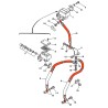 Durite - Frein - Avant - XTZ750 - XTZ 750 Super Tenere - (3LD) - 89-97 